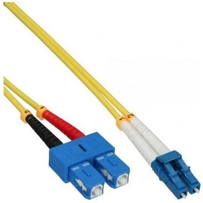 Mercodan Fiberpatchkabel LC-SC OS2 (2 m), Câble réseau Mercodan Fiberpatchkabel LC-SC OS2 (2 m), Câble réseau