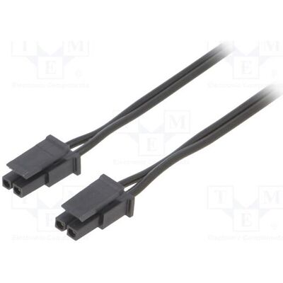 Espe Connecteur femelle : 2 broches, 0,8 m, 4 A. Isolation : PVC noir-rouge, type TLYp (0.80 m), Câble d'alimentation, Multicolore Espe Connecteur femelle : 2 broches, 0,8 m, 4 A. Isolation : PVC noir-rouge, type TLYp (0.80 m), Câble d'alimentation, Multicolore
