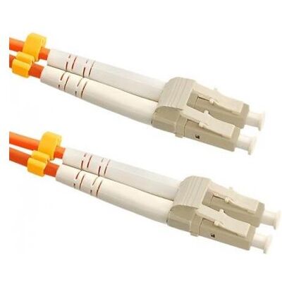 Qoltec Cordon de brassage światłowodowy LC/UPC-LC/UPC Multimode 50/125U OM2 Duplex 5m (5 m), Câble réseau Qoltec Cordon de brassage światłowodowy LC/UPC-LC/UPC Multimode 50/125U OM2 Duplex 5m (5 m), Câble réseau