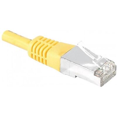 Exertis Connect Câble patch S/FTP (PIMF), CAT.6A EIA/TIA, Class EA, jaune, 10,0 m Câble patch avec coude (PiMF, CAT6a, 10 m), Câble réseau Exertis Connect Câble patch S/FTP (PIMF), CAT.6A EIA/TIA, Class EA, jaune, 10,0 m Câble patch avec coude (PiMF, CAT6a, 10 m), Câble réseau