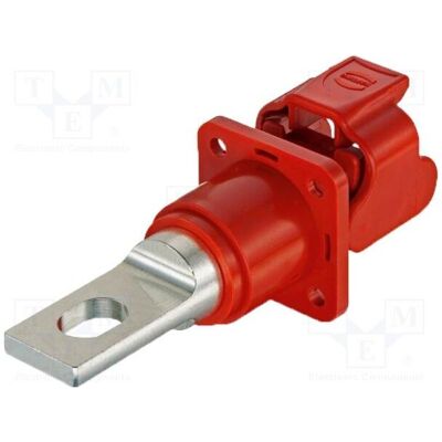 Harting Connecteur : prise d'alimentation CC mâle Inom : 200 A, 1,5 kV Broches : 1 vis, Câble + prise électronique, Rouge Harting Connecteur : prise d'alimentation CC mâle Inom : 200 A, 1,5 kV Broches : 1 vis, Câble + prise électronique, Rouge
