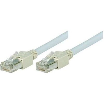 Tecline Câble patch F/UTP, Cat.5e, gris, 50,0 m (F/UTP, CAT5e, 50 m), Câble réseau Tecline Câble patch F/UTP, Cat.5e, gris, 50,0 m (F/UTP, CAT5e, 50 m), Câble réseau