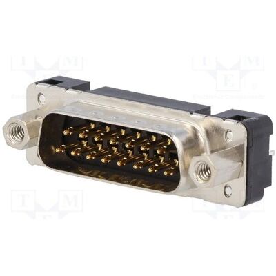 Harting Connecteur : D-Sub, 15 broches, prise mâle sur circuits imprimés, montage en surface (THT), à, Câble + prise électronique Harting Connecteur : D-Sub, 15 broches, prise mâle sur circuits imprimés, montage en surface (THT), à, Câble + prise électronique