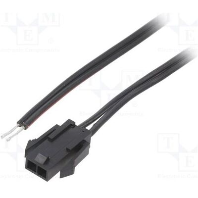 Espe Câble mâle PIN : 2, 0,2 m, 4 A. Isolation : PVC noir-rouge, type TLYp (0.20 m), Câble d'alimentation, Rouge, Noir Espe Câble mâle PIN : 2, 0,2 m, 4 A. Isolation : PVC noir-rouge, type TLYp (0.20 m), Câble d'alimentation, Rouge, Noir