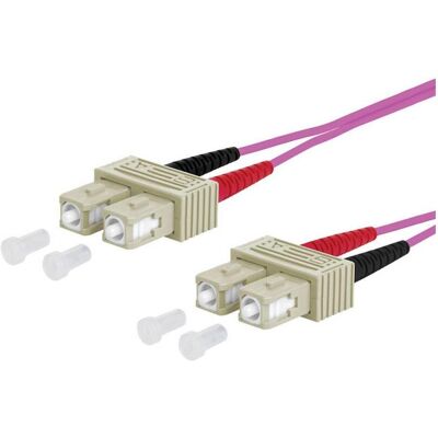 Metz Connect Fibre Optique 1m OM4 Violet - Câble Réseau Metz Connect Fibre Optique 1m OM4 Violet - Câble Réseau