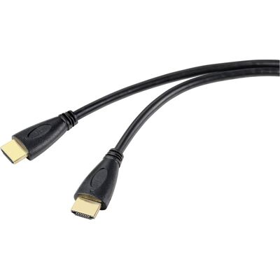 Câble HDMI Professionnel SpeaKa 5m Noir 4K UHD ARC Câble HDMI Professionnel SpeaKa 5m Noir 4K UHD ARC