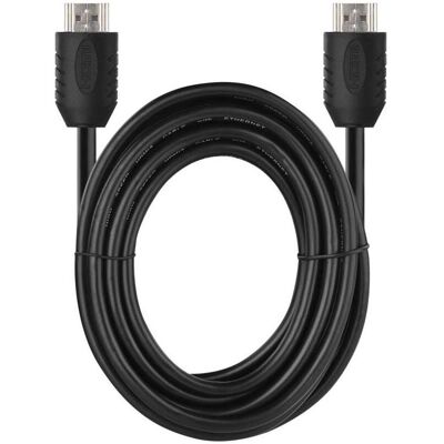 Emos Câble HDMI haute vitesse 2.1 A mâle - A mâle 1,5m (1.50 m), Câble vidéo, Noir Emos Câble HDMI haute vitesse 2.1 A mâle - A mâle 1,5m (1.50 m), Câble vidéo, Noir