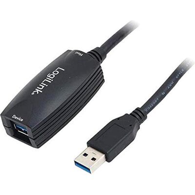 LogiLink USB A - A (5 m, USB 1.1, USB 2.0, USB 3.2 Gen 1), Câble USB LogiLink USB A - A (5 m, USB 1.1, USB 2.0, USB 3.2 Gen 1), Câble USB