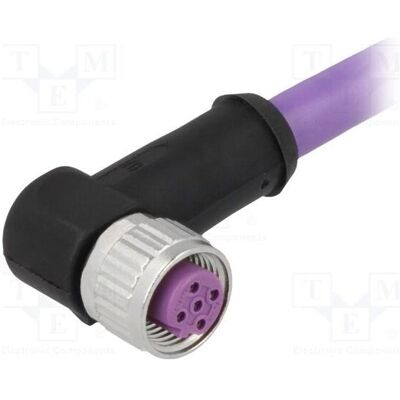 Harting Connecteur : prise femelle M12 Broches : 4 broches coudées à 90° Code B - Profibus, Câble + prise électronique Harting Connecteur : prise femelle M12 Broches : 4 broches coudées à 90° Code B - Profibus, Câble + prise électronique