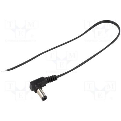 BQ Cable Câble 2 x 0,35 mm², connecteur CC 5,5/2,5 coudé, noir, 0,25 m (0.25 m), Câble d'alimentation, Noir BQ Cable Câble 2 x 0,35 mm², connecteur CC 5,5/2,5 coudé, noir, 0,25 m (0.25 m), Câble d'alimentation, Noir