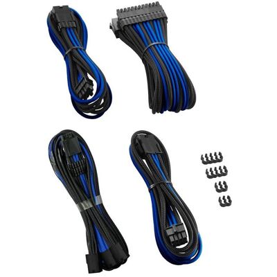 CableMod Pro ModMesh 12VHPWR Cable Extension Kit - noir/bleu (45 cm, 24 broches ATX, 8 broches EPS, PCIe), Câble interne (PC) CableMod Pro ModMesh 12VHPWR Cable Extension Kit - noir/bleu (45 cm, 24 broches ATX, 8 broches EPS, PCIe), Câble interne (PC)