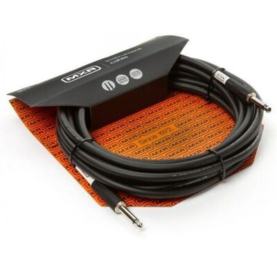 Dunlop MXR DCIS20 Noir 6 m Cordon d'instrument - Droite Dunlop MXR DCIS20 Noir 6 m Cordon d'instrument - Droite