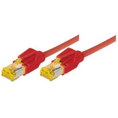 Tecline Câble patch S/FTP, PiMF, Cat 6a, rouge, 5,0 m Pour 10 Gigabit/s, sans halogène, avec câble Leoni et (PiMF, S/FTP, CAT6a, 5 m), Câble réseau Tecline Câble patch S/FTP, PiMF, Cat 6a, rouge, 5,0 m Pour 10 Gigabit/s, sans halogène, avec câble Leoni et (PiMF, S/FTP, CAT6a, 5 m), Câble réseau
