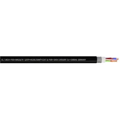 Cordial CSE 3.0 NH 5e PUR Câble réseau - 3m - Noir Cordial CSE 3.0 NH 5e PUR Câble réseau - 3m - Noir