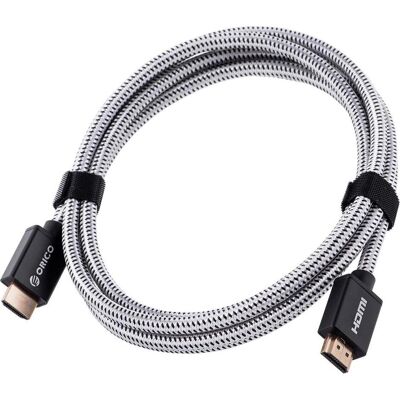 Orico CABLE HDMI 2.0 4K@60HZ TRESSÉ 2M (2 m), Câble vidéo, Noir Orico CABLE HDMI 2.0 4K@60HZ TRESSÉ 2M (2 m), Câble vidéo, Noir