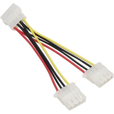 PowerGuard 4-Pin Molex auf 2x Molex Y Kabel 15 cm (15 cm, 4 broches Molex), Câble interne (PC) PowerGuard 4-Pin Molex auf 2x Molex Y Kabel 15 cm (15 cm, 4 broches Molex), Câble interne (PC)