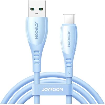 Joyroom S-A59 Vibrant Series 3A Fast Charging Data Cable (USB-A to Type-C) 1.2m - Blue (1.20 m), Câble USB Joyroom S-A59 Vibrant Series 3A Fast Charging Data Cable (USB-A to Type-C) 1.2m - Blue (1.20 m), Câble USB