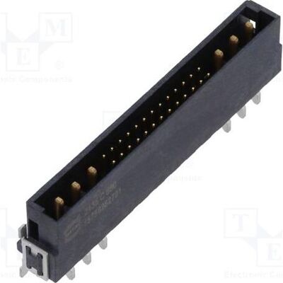 Harting Connecteur : connecteur mâle pour montage carte à carte, 32 broches (6+26), coudé à 90°, Câble + prise électronique Harting Connecteur : connecteur mâle pour montage carte à carte, 32 broches (6+26), coudé à 90°, Câble + prise électronique
