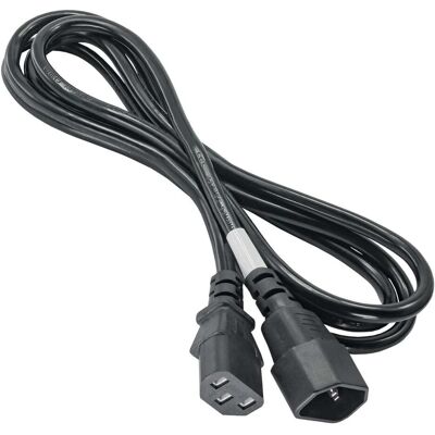 Akyga AK PC di verlaengerungs Stromkabel, per PC, stampante, Schermi NERO IEC C13 (1.80 m), Câble d'alimentation, Noir Akyga AK PC di verlaengerungs Stromkabel, per PC, stampante, Schermi NERO IEC C13 (1.80 m), Câble d'alimentation, Noir