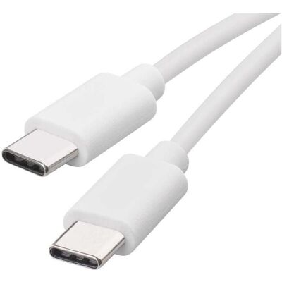 Emos Câble USB 2.0 C mâle - USB 2.0 C mâle 1m, blanc (1 m, USB 2.0, 60 W), Câble USB Emos Câble USB 2.0 C mâle - USB 2.0 C mâle 1m, blanc (1 m, USB 2.0, 60 W), Câble USB