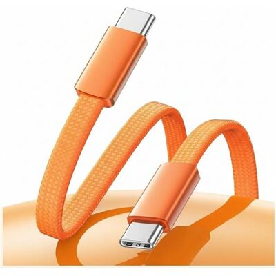 Usams Cable U96 60W USB-C to USB-C 1.2m orange (1.20 m, 60 W), Câble USB Usams Cable U96 60W USB-C to USB-C 1.2m orange (1.20 m, 60 W), Câble USB