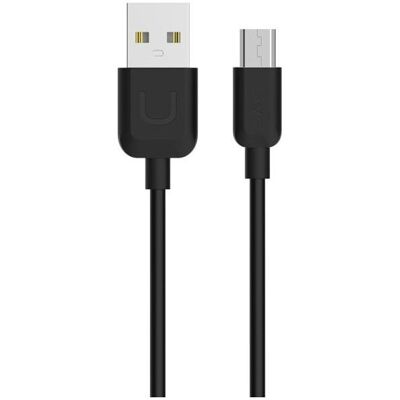 Câble de charge et données Usams US-SJ098 noir - 2A, anti-enchevêtrement Câble de charge et données Usams US-SJ098 noir - 2A, anti-enchevêtrement