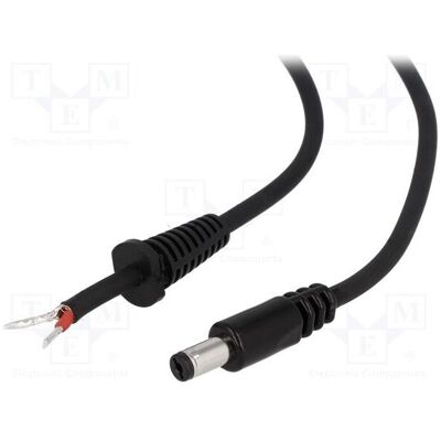 BQ Cable Câble 2 x 1 mm², connecteur DC 5,5/1,7 droit, noir, 1,5 m (1.50 m), Câble d'alimentation, Noir BQ Cable Câble 2 x 1 mm², connecteur DC 5,5/1,7 droit, noir, 1,5 m (1.50 m), Câble d'alimentation, Noir