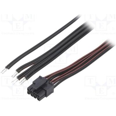 Espe Connecteur femelle : 8, 0,6 m, 4 A. Isolation : PVC noir-rouge, type TLY (0.60 m), Câble d'alimentation, Rouge, Noir Espe Connecteur femelle : 8, 0,6 m, 4 A. Isolation : PVC noir-rouge, type TLY (0.60 m), Câble d'alimentation, Rouge, Noir