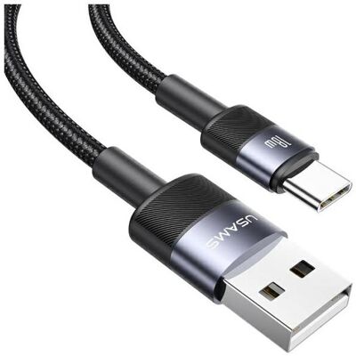 Usams Kabel USB-A na USB-C 3A 1,2m Aluminum Alloy Data Cable SY Series SJ718USB01 (US-SJ718) (1.20 m, USB 2.0, 18 W), Câble USB Usams Kabel USB-A na USB-C 3A 1,2m Aluminum Alloy Data Cable SY Series SJ718USB01 (US-SJ718) (1.20 m, USB 2.0, 18 W), Câble USB