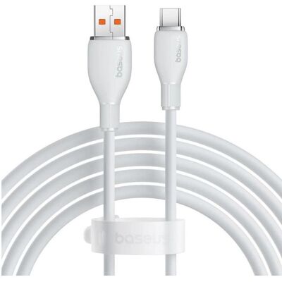 Baseus Câble Pudding 100 W USB-A - USB-C, 1,2 m - blanc (1.20 m, 100 W), Câble USB Baseus Câble Pudding 100 W USB-A - USB-C, 1,2 m - blanc (1.20 m, 100 W), Câble USB