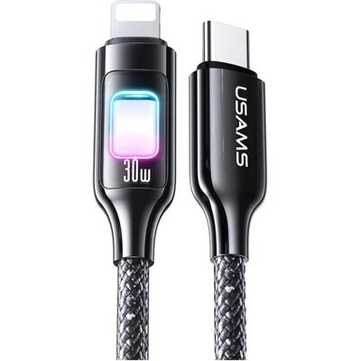 Usams Kabel TC Series SJ749 30W USB-C do Lightning 1,2 m tarnish (1.20 m, 30 W), Câble USB Usams Kabel TC Series SJ749 30W USB-C do Lightning 1,2 m tarnish (1.20 m, 30 W), Câble USB
