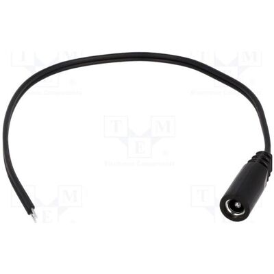 BQ Cable Câble 2 x 0,5 mm², prise DC 5,5/2,5 droite, noire, 0,2 m (0.20 m), Câble d'alimentation, Noir BQ Cable Câble 2 x 0,5 mm², prise DC 5,5/2,5 droite, noire, 0,2 m (0.20 m), Câble d'alimentation, Noir