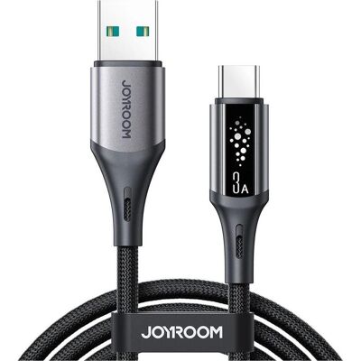 Joyroom S-A60 Fast Charging Cable USB-A to USB-C 3A – 1.2 m, Black (1.20 m), Câble USB Joyroom S-A60 Fast Charging Cable USB-A to USB-C 3A – 1.2 m, Black (1.20 m), Câble USB