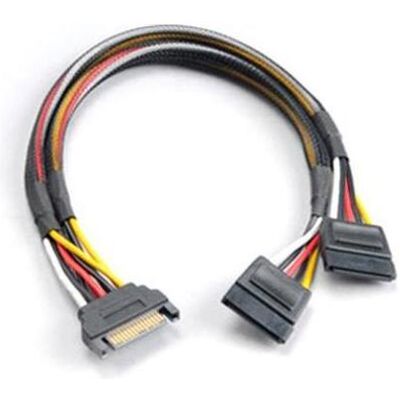 Akasa SATA power splitter 0.3m noir (30 cm, SATA), Câble interne (PC) Akasa SATA power splitter 0.3m noir (30 cm, SATA), Câble interne (PC)