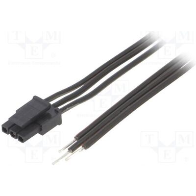 Espe Connecteur femelle : 3 broches, 0,6 m, 4 A. Isolation : PVC noir-rouge, type TLYp (0.60 m), Câble d'alimentation, Rouge, Noir Espe Connecteur femelle : 3 broches, 0,6 m, 4 A. Isolation : PVC noir-rouge, type TLYp (0.60 m), Câble d'alimentation, Rouge, Noir