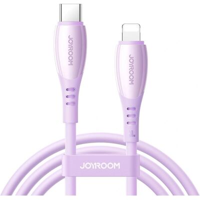 Joyroom S-A59 Vibrant Series 30W Fast Charging Data Cable (Type-C to Lightning) 1.2m - Purple (1.20 m, USB 2.0, 30 W), Câble USB Joyroom S-A59 Vibrant Series 30W Fast Charging Data Cable (Type-C to Lightning) 1.2m - Purple (1.20 m, USB 2.0, 30 W), Câble USB