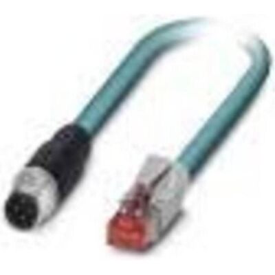 Câble réseau Phoenix Contact M12 / RJ45 - Bleu 0,5m Câble réseau Phoenix Contact M12 / RJ45 - Bleu 0,5m