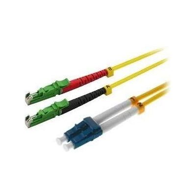 Câble à fibre optique Helos E2000 APC - 1m, Jaune, OS2 - Câble réseau Câble à fibre optique Helos E2000 APC - 1m, Jaune, OS2 - Câble réseau