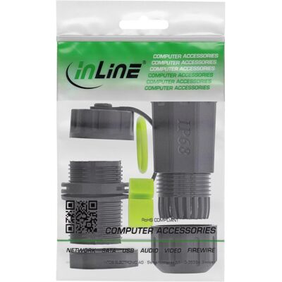 InLine USB-A-Kabelkupplung (10 W), Câble USB InLine USB-A-Kabelkupplung (10 W), Câble USB