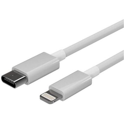 S-Conn USB Ladekabel USB-C > 8-Pin Stecker PD weiss 2,0m (2 m, USB 2.0, 18 W), Câble USB S-Conn USB Ladekabel USB-C > 8-Pin Stecker PD weiss 2,0m (2 m, USB 2.0, 18 W), Câble USB