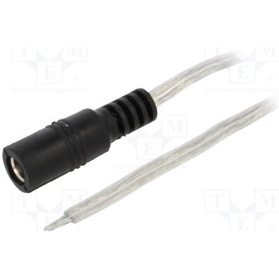 BQ Cable Câble : 2 x 0,5 mm², prise DC 5,5/2,5, droite, transparente (5 m), Câble d'alimentation, Noir, Transparent BQ Cable Câble : 2 x 0,5 mm², prise DC 5,5/2,5, droite, transparente (5 m), Câble d'alimentation, Noir, Transparent