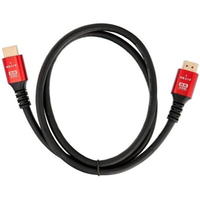 Baseus Câble HDMI 2.1 Câble 8K 60Hz / 4K 120Hz - Ultra High Speed HDR eARC VRR 48Gbps 5 m noir (5 m), Câble vidéo, Noir Baseus Câble HDMI 2.1 Câble 8K 60Hz / 4K 120Hz - Ultra High Speed HDR eARC VRR 48Gbps 5 m noir (5 m), Câble vidéo, Noir