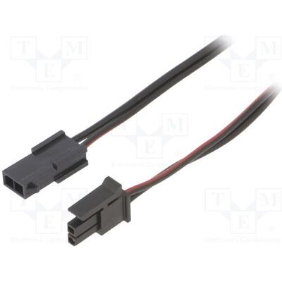 Espe Câble mâle-femelle PIN : 2, 1 m, 4 A. Isolation : PVC noir-rouge, type TLYp (1 m), Câble d'alimentation, Noir Espe Câble mâle-femelle PIN : 2, 1 m, 4 A. Isolation : PVC noir-rouge, type TLYp (1 m), Câble d'alimentation, Noir