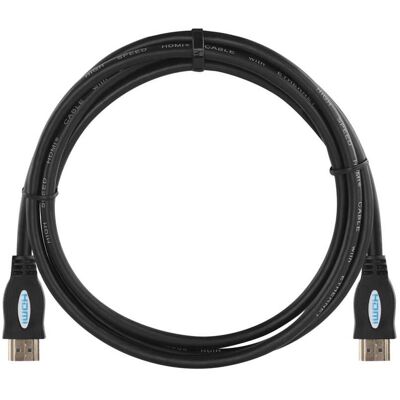 Emos Câble HDMI 1.4 Ethernet A mâle - A mâle 1,5m ECO (1.50 m), Câble vidéo, Noir Emos Câble HDMI 1.4 Ethernet A mâle - A mâle 1,5m ECO (1.50 m), Câble vidéo, Noir