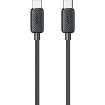 Usams Kabel KY Series US-SJ691 60W USB-C do USB-C 1m czarny (1 m, 60 W), Câble USB Usams Kabel KY Series US-SJ691 60W USB-C do USB-C 1m czarny (1 m, 60 W), Câble USB