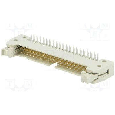 Harting Connecteur : prise IDC mâle, 40 broches, SEK coudé, 1 A, THT, 2,54 mm, Câble + prise électronique, Gris Harting Connecteur : prise IDC mâle, 40 broches, SEK coudé, 1 A, THT, 2,54 mm, Câble + prise électronique, Gris