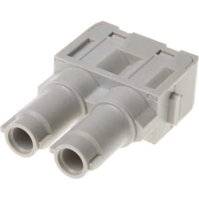Connecteur industriel Harting 09140022741 - 2 broches, 70A, 6-16mm², V0 inflammabilité Connecteur industriel Harting 09140022741 - 2 broches, 70A, 6-16mm², V0 inflammabilité