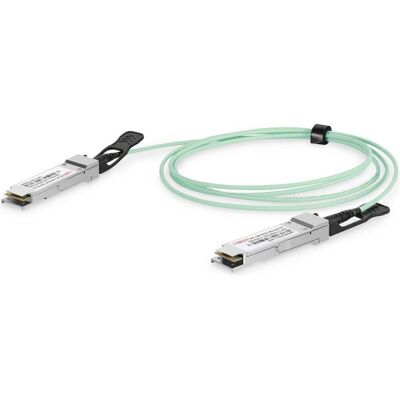 Digitus DN-81621 Câble à fibre optique QSFP28 OM3/OM4 Aqua-couleur (1 m), Câble réseau Digitus DN-81621 Câble à fibre optique QSFP28 OM3/OM4 Aqua-couleur (1 m), Câble réseau