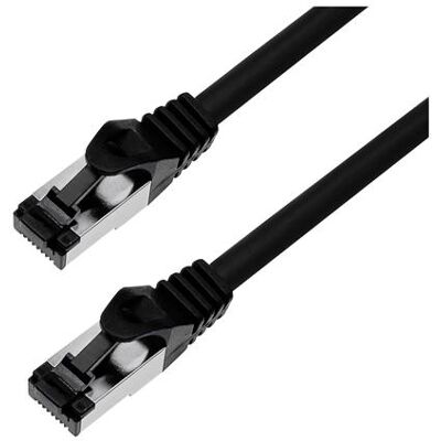 BKL Electronic 144001 Câble réseau - CAT 8.1 S/FTP - 1m - Noir BKL Electronic 144001 Câble réseau - CAT 8.1 S/FTP - 1m - Noir