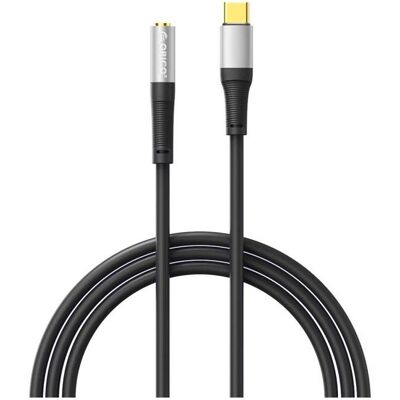 Orico Adaptateur AXC-02 : câble audio USB-C vers prise jack 3,5 mm, 50 cm - noir (0.50 m, Câble AUX), Câble audio Orico Adaptateur AXC-02 : câble audio USB-C vers prise jack 3,5 mm, 50 cm - noir (0.50 m, Câble AUX), Câble audio